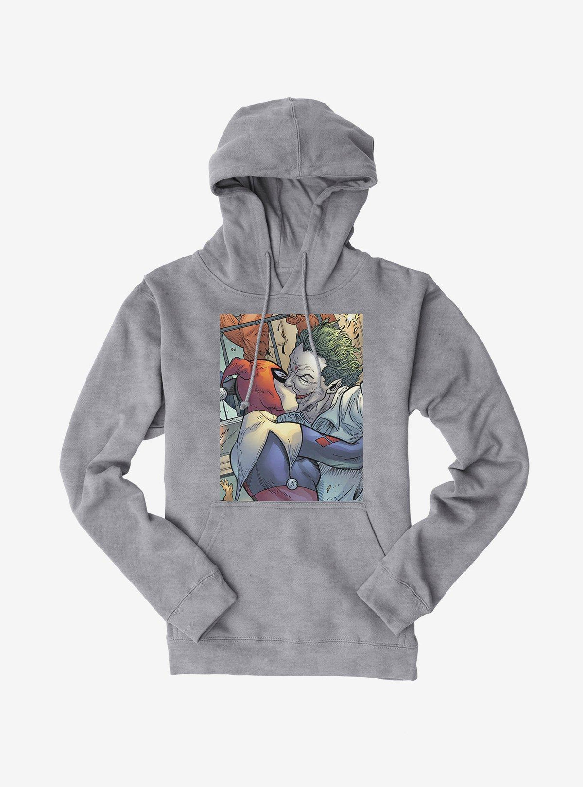 dark vigilante comic villain And Harley Quinn Kiss Hoodie