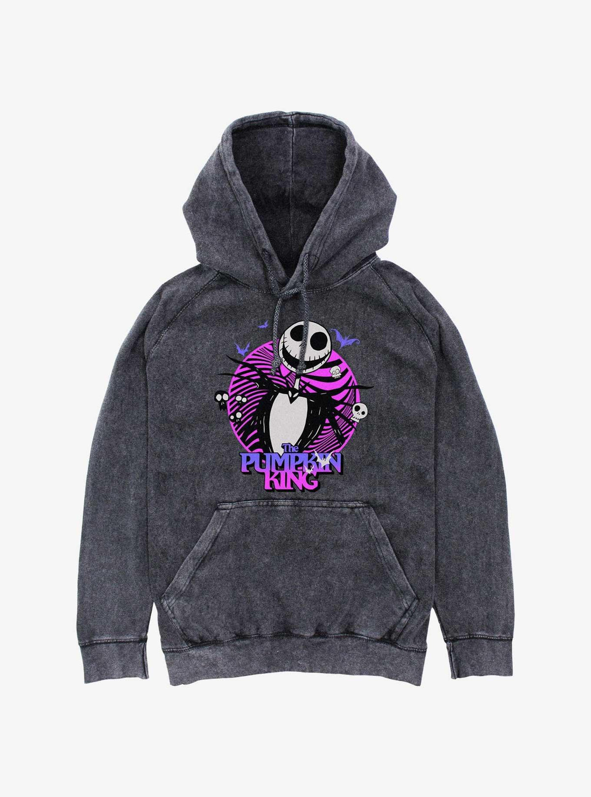 spooky holiday Jack The Pumpkin King Mineral Wash Hoodie