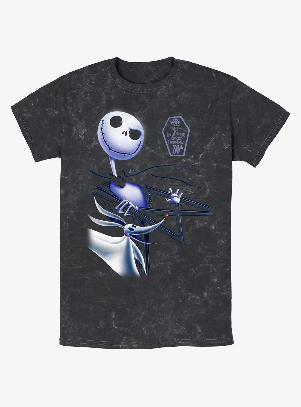 spooky holiday Jack Zero 30th Anniversary Mineral Wash T-Shirt