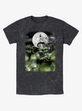 spooky holiday Scary Night Mineral Wash T-Shirt