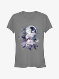 spooky holiday Night Glow Girls T-Shirt 2