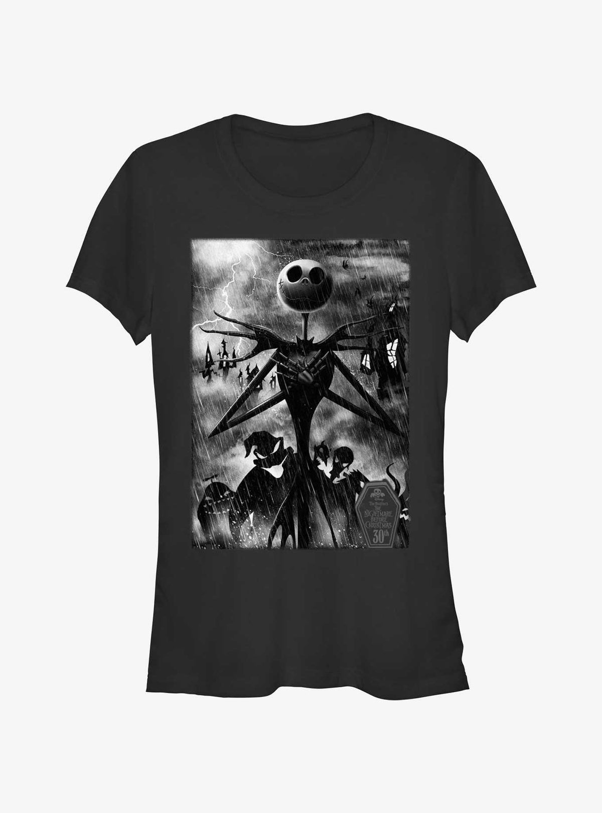 spooky holiday Nightmarish Jack Girls T-Shirt