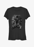 spooky holiday Jack Thunderstorm Girls T-Shirt