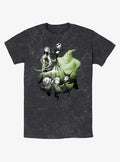 spooky holiday Character Group Shot Mineral Wash T-Shirt