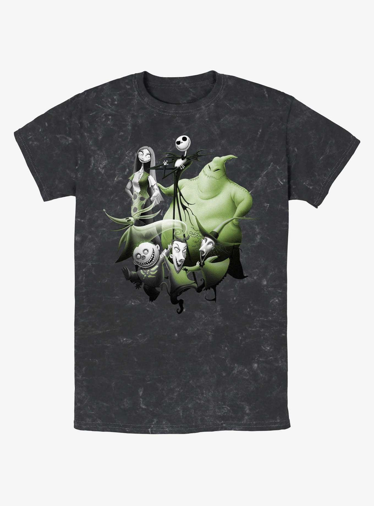 spooky holiday Character Group Shot Mineral Wash T-Shirt