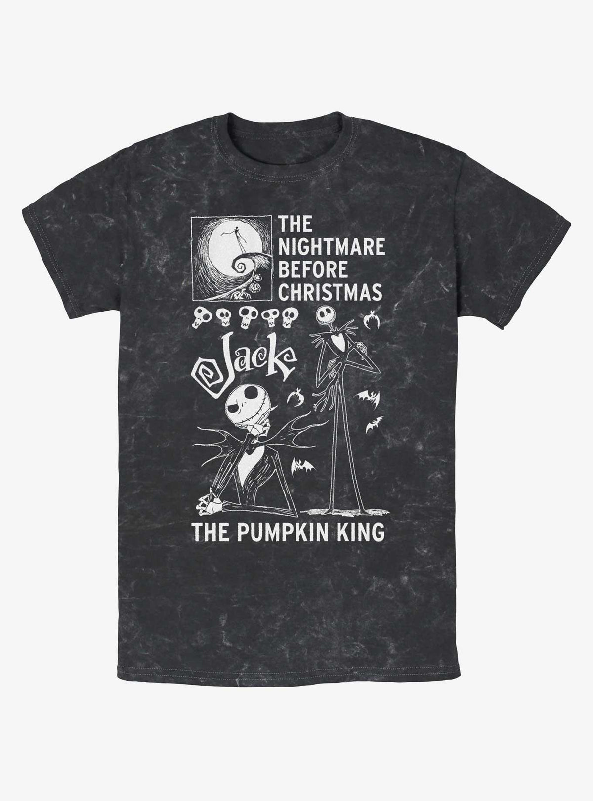 spooky holiday Jack Pumpkin King Mineral Wash T-Shirt 2