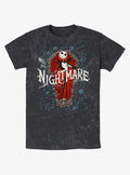 spooky holiday Jack Bone Coffin Mineral Wash T-Shirt