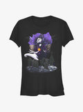 spooky holiday Jack Zero Graveyard Girls T-Shirt