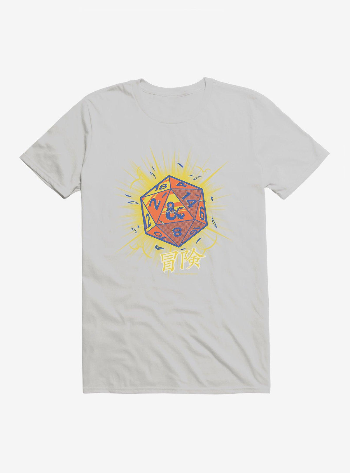 Dungeons Dragons D20 Dice Asian Letters T-Shirt 6