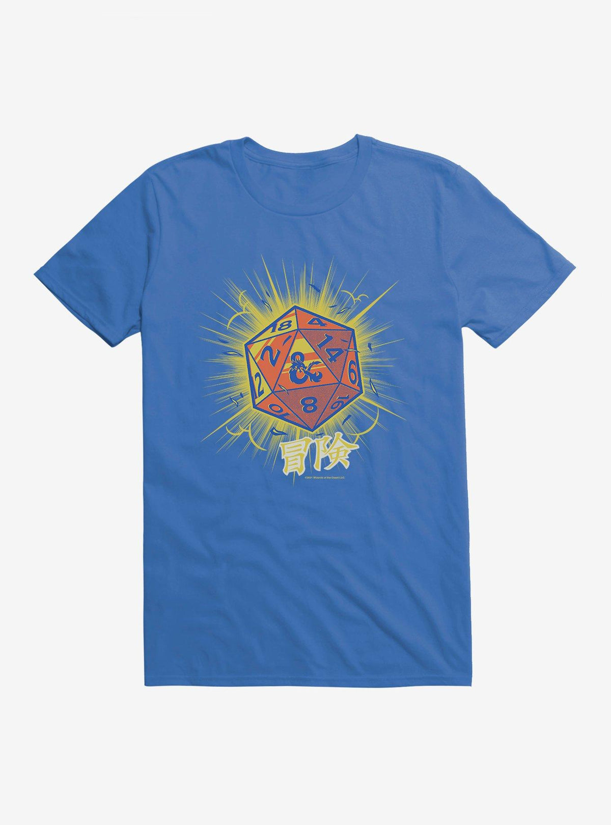 Dungeons Dragons D20 Dice Asian Letters T-Shirt 2