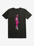 Mighty Morphin color hero team Pink Ranger Defense T-Shrt
