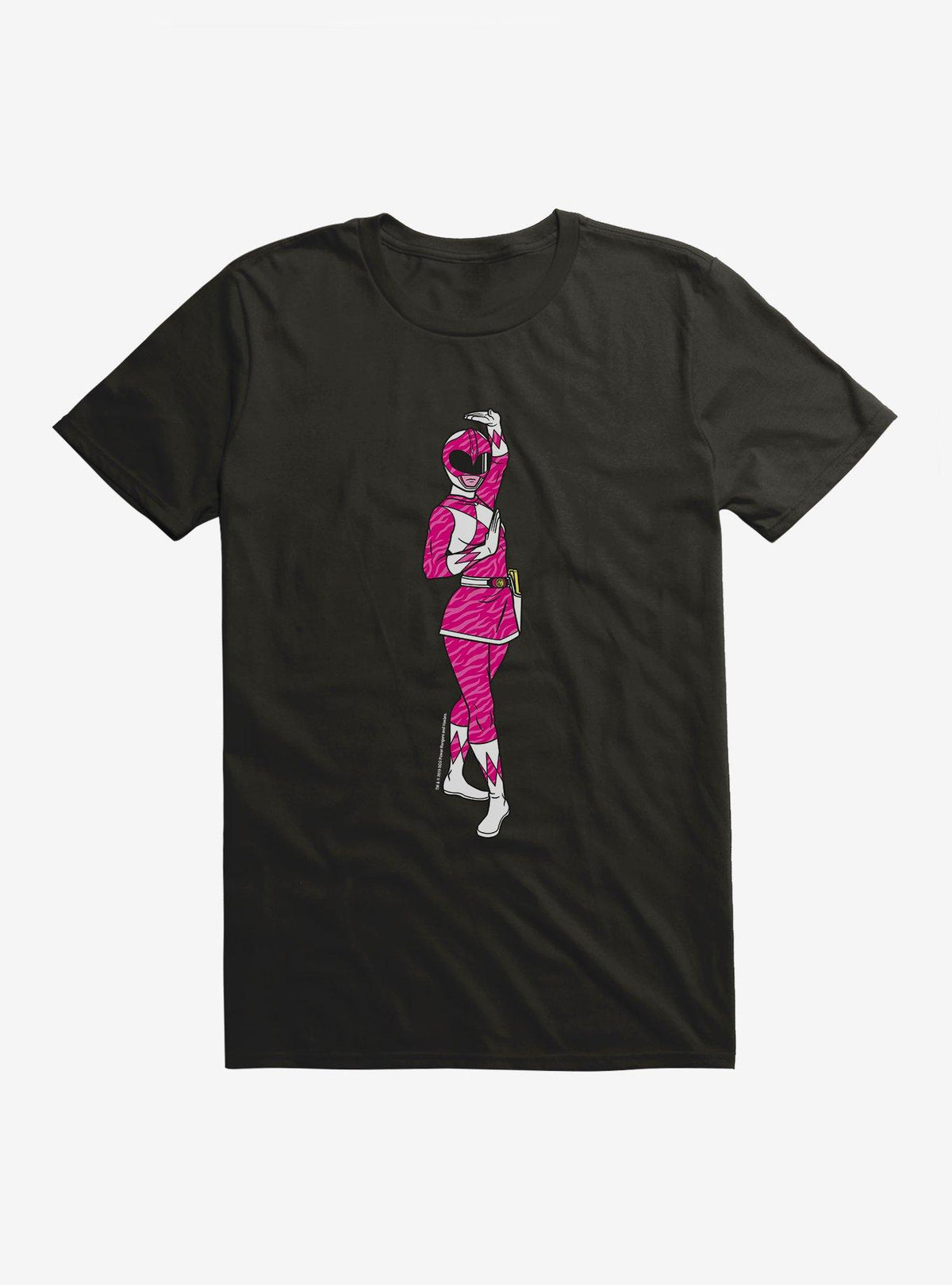 Mighty Morphin color hero team Pink Ranger Defense T-Shrt