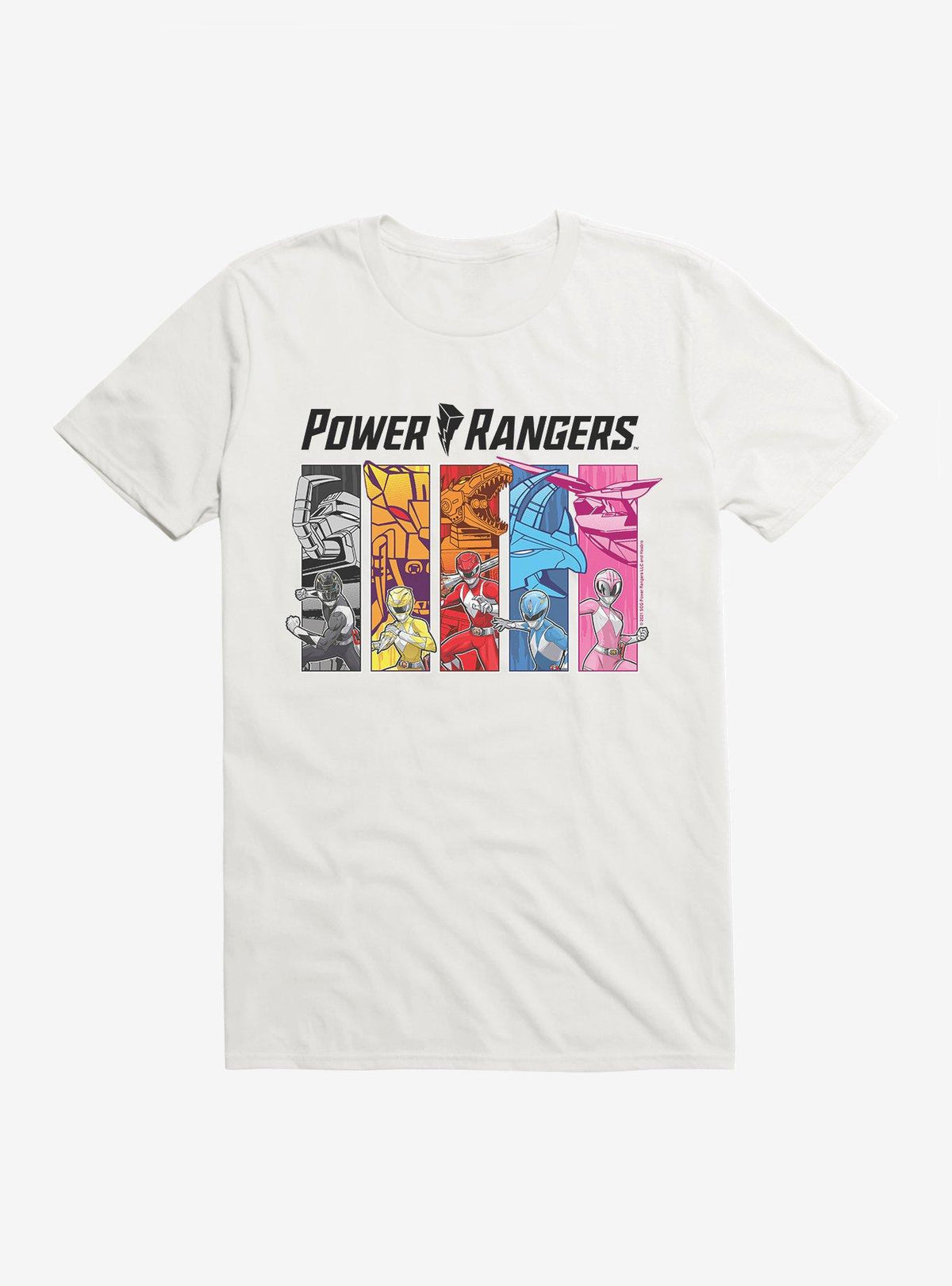 Mighty Morphin color hero team Morph Lineup T-Shrt