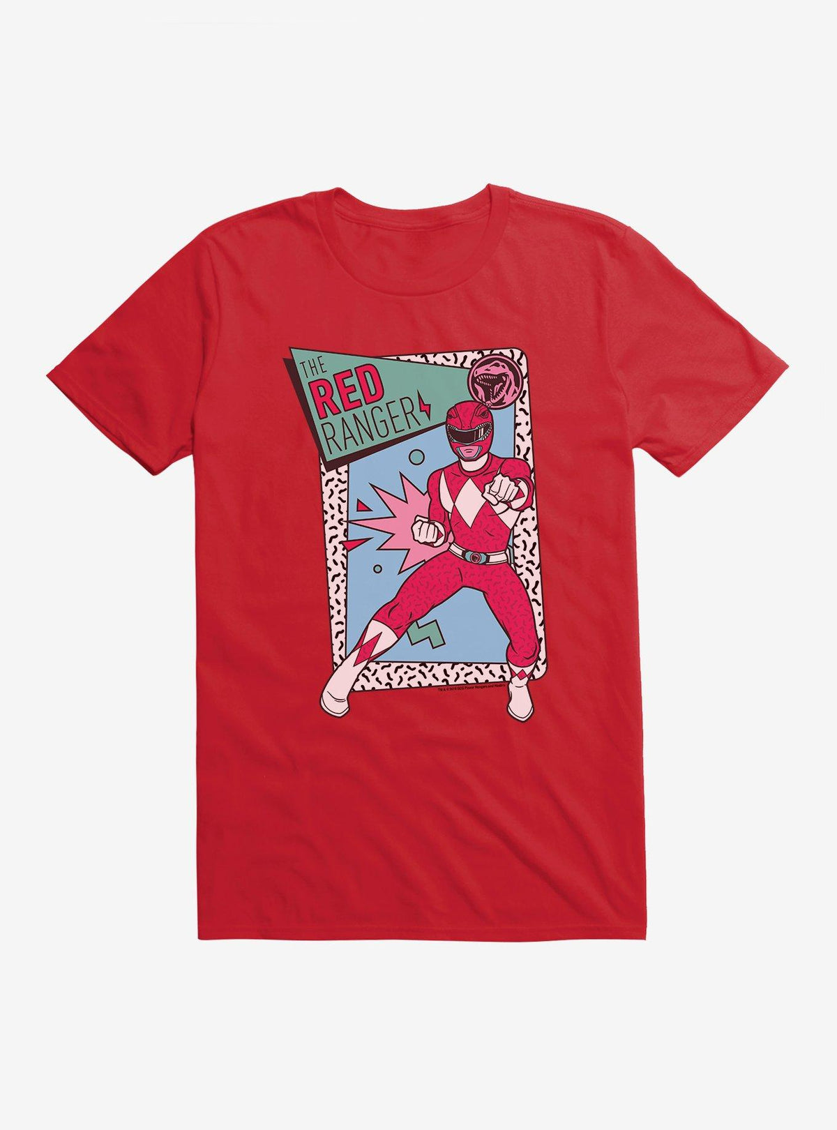 Mighty Morphin color hero team The Red Ranger T-Shrt