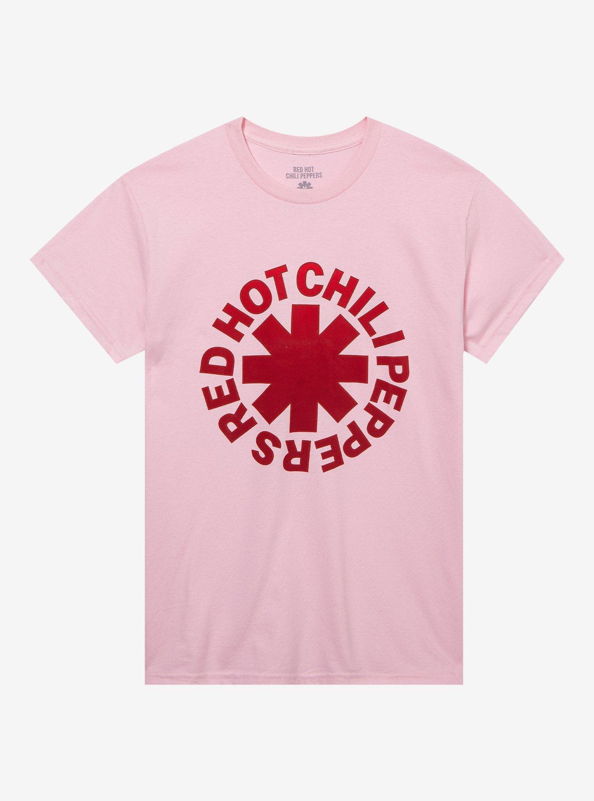 Red Hot Chili Peppers Logo Pink Boyfriend Fit Girls T-Shirt