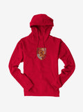 wizard school Gryffindor Checkered Shield Hoodie 2