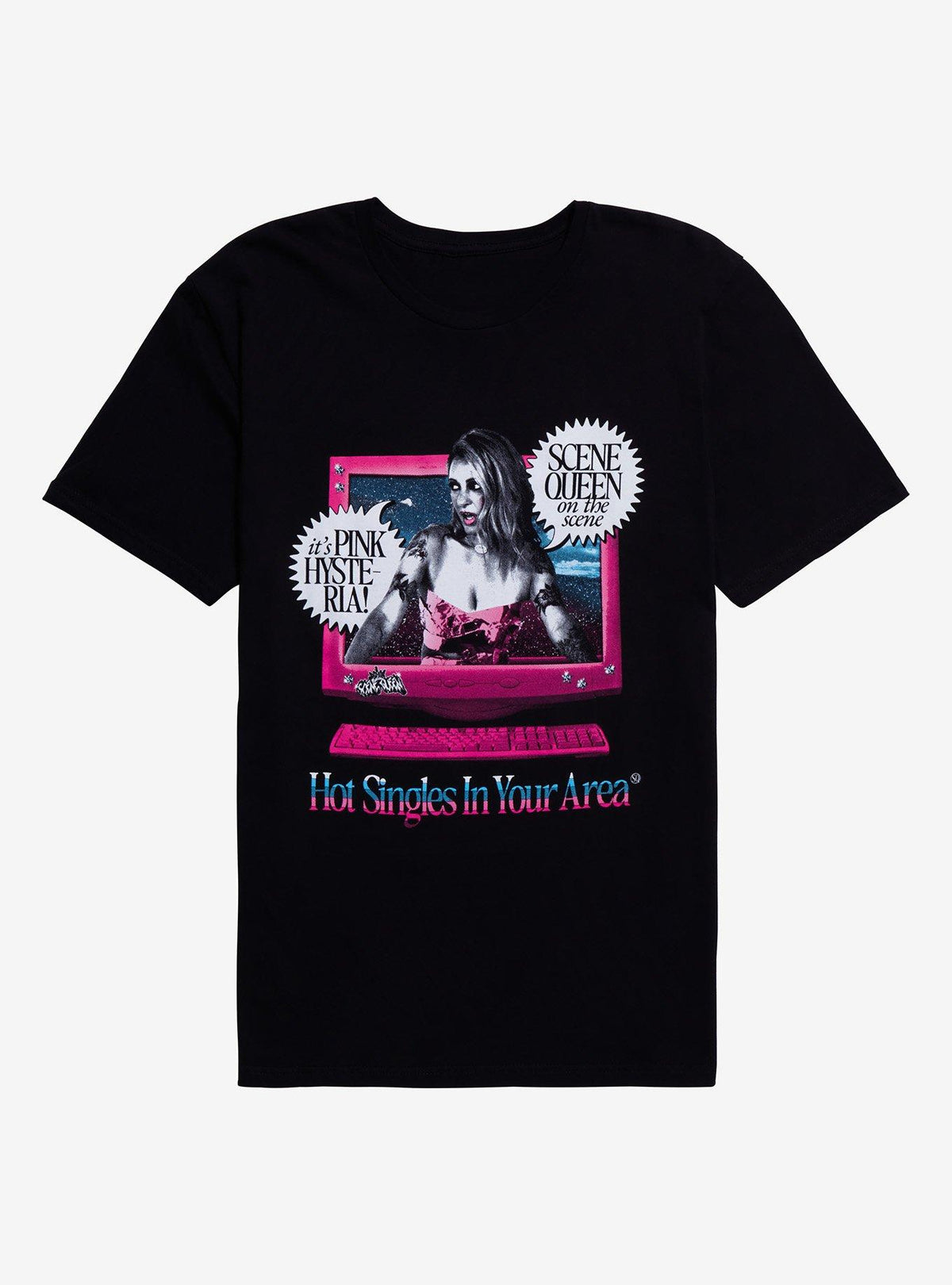 Scene Queen Hot Singles In Your Area Computer T-Shirt 2