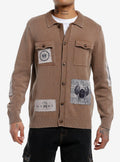 The Mummy Patches Collared Cardigan