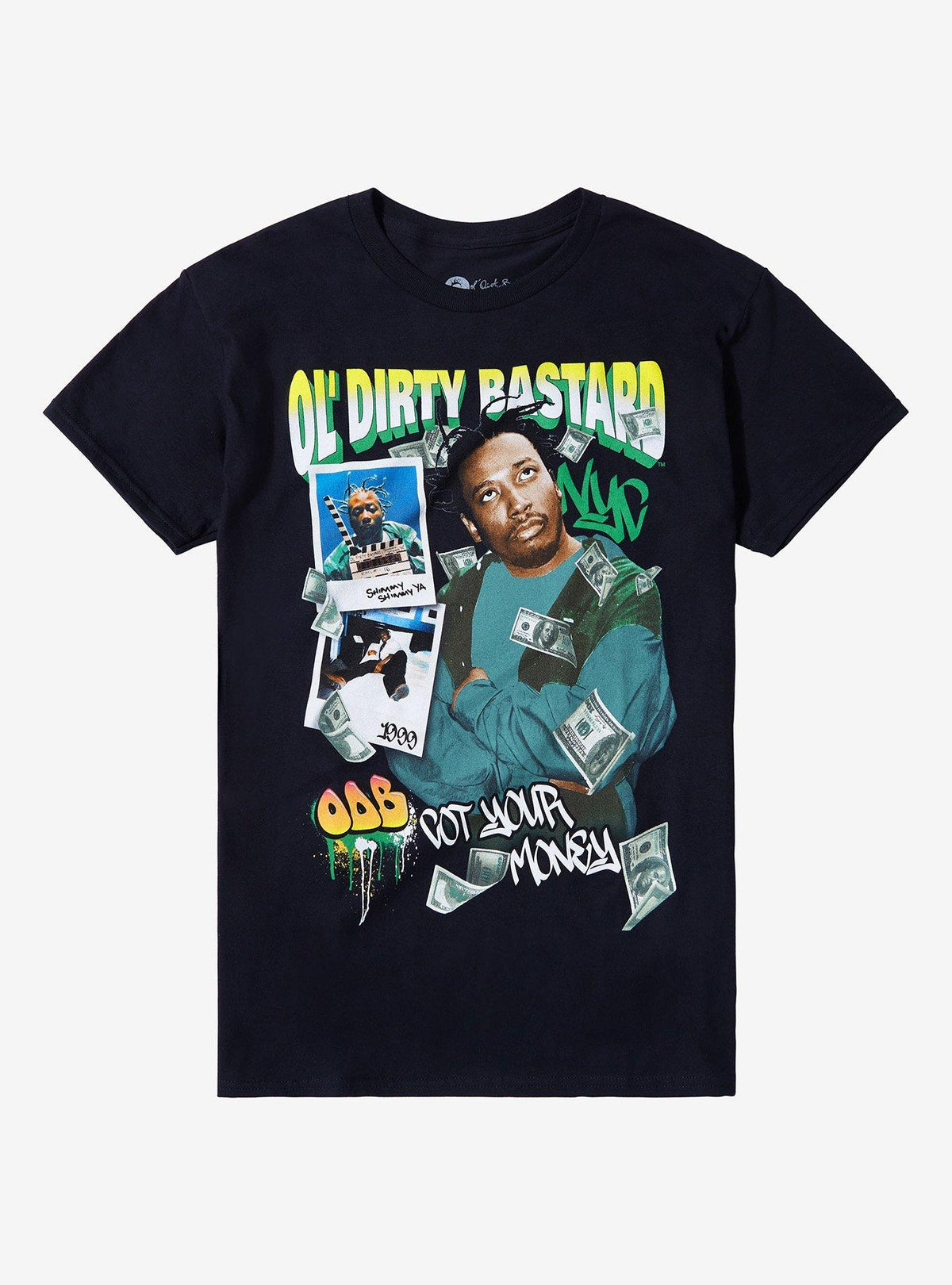 Ol' Dirty Bastard Got Your Money Photo Collage T-Shirt | Premium Unisex T-Shirt, Trending Graphic Tee