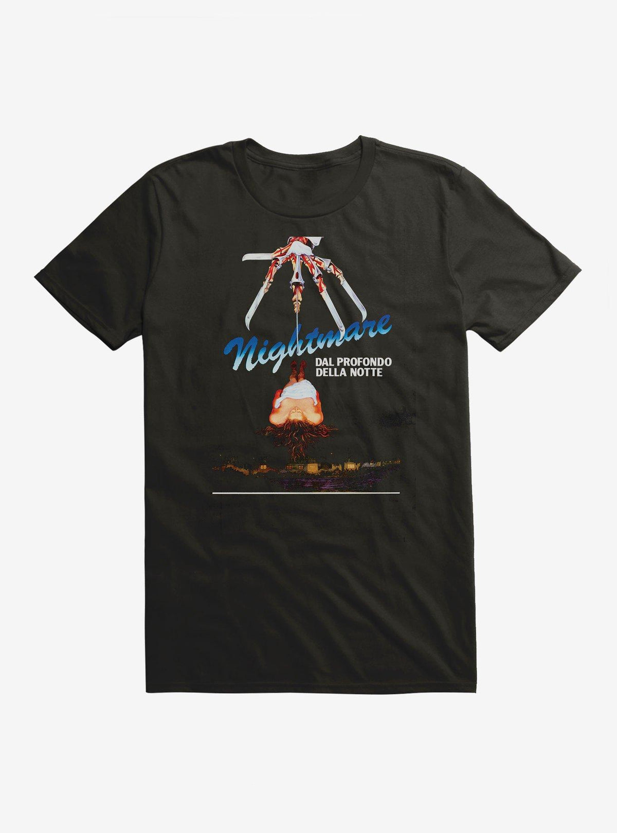 A Nightmare On Elm Street Italian Movie Poster T-Shirt 2