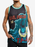 hero anime Vigilante Deku Basketball Jersey Tank Top