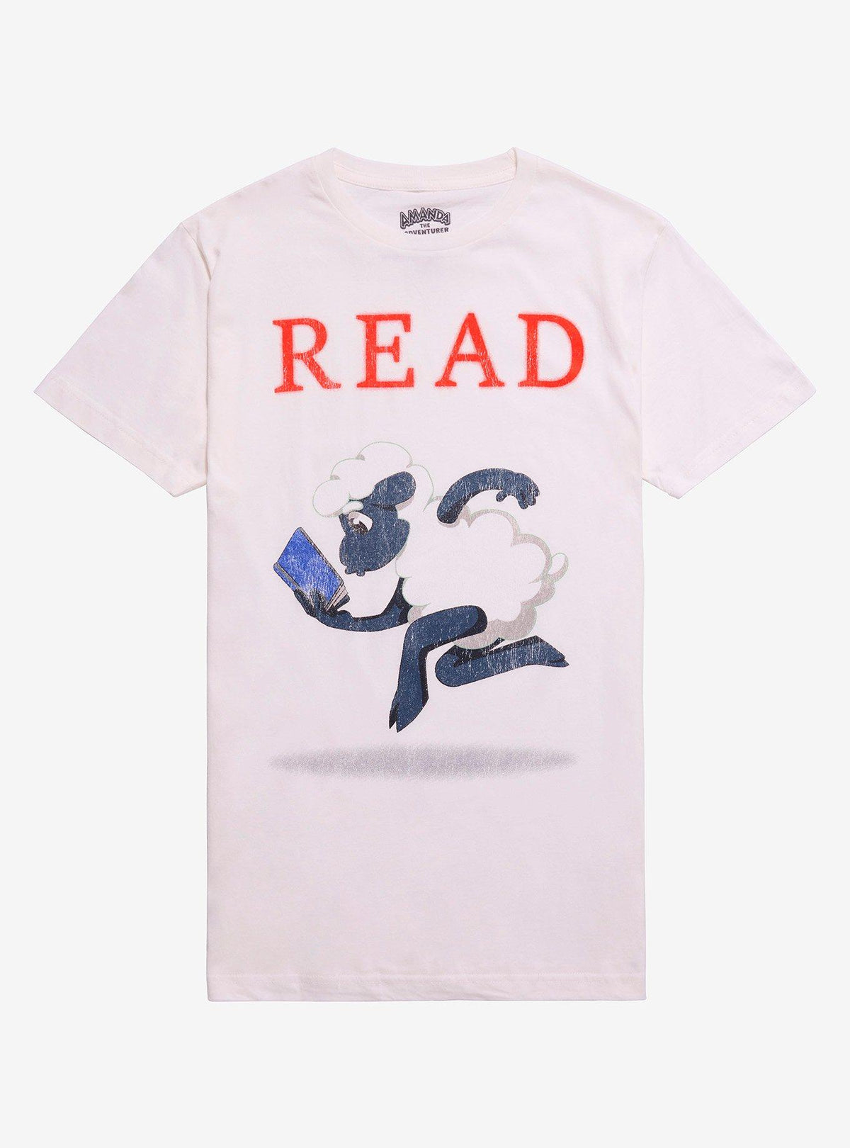 Amanda The Adventurer Read Sheep T-Shirt 2