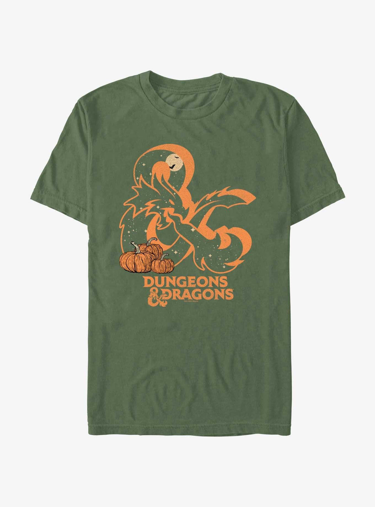 Dungeons Dragons Halloween Fill Ampersand Garment Dye T-Shirt