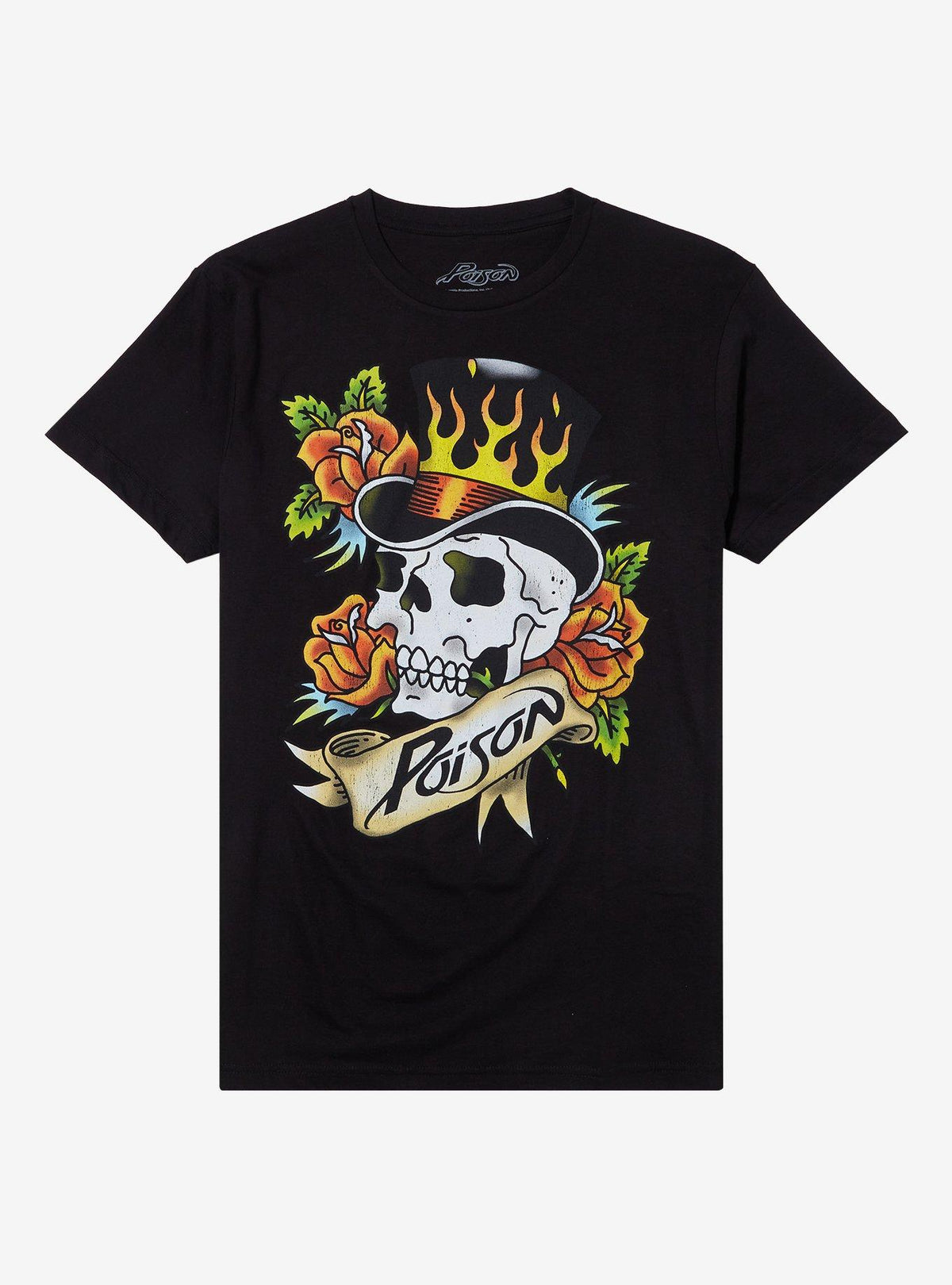 Poison Tattoo Skull T-Shirt 2