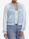 Cinnamoroll Varsity Girls Crop Hoodie