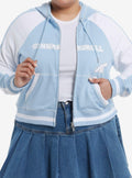 Cinnamoroll Varsity Girls Crop Hoodie Plus Size