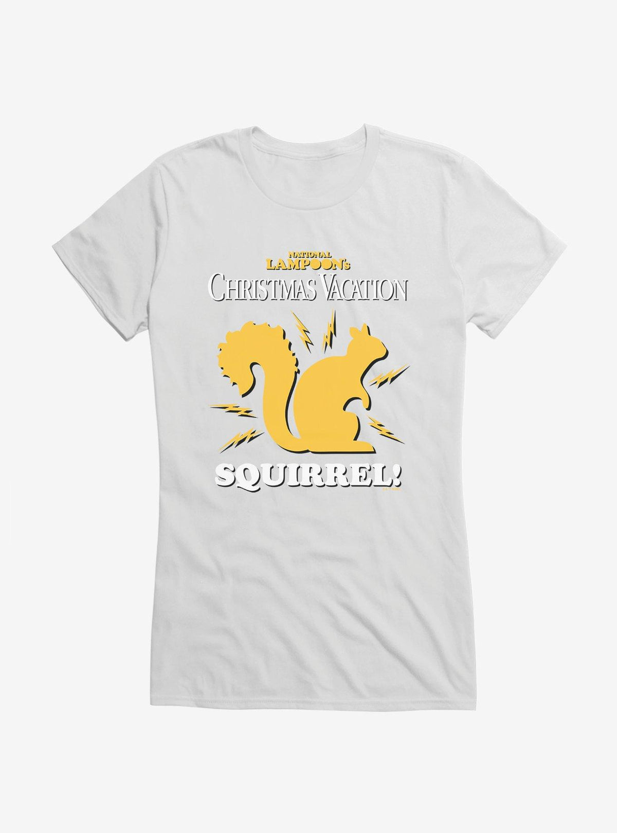 Christmas Vacation Electric Squirrel Girls T-Shirt