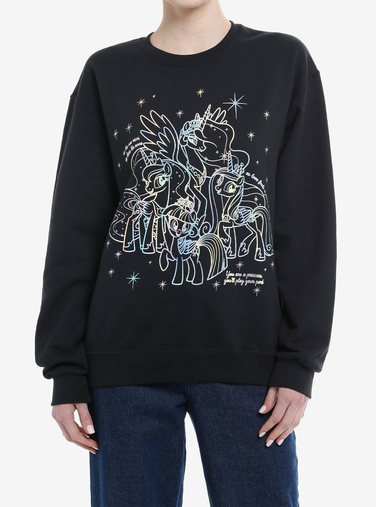 cute pony Foul Group Girls Sweatshirt