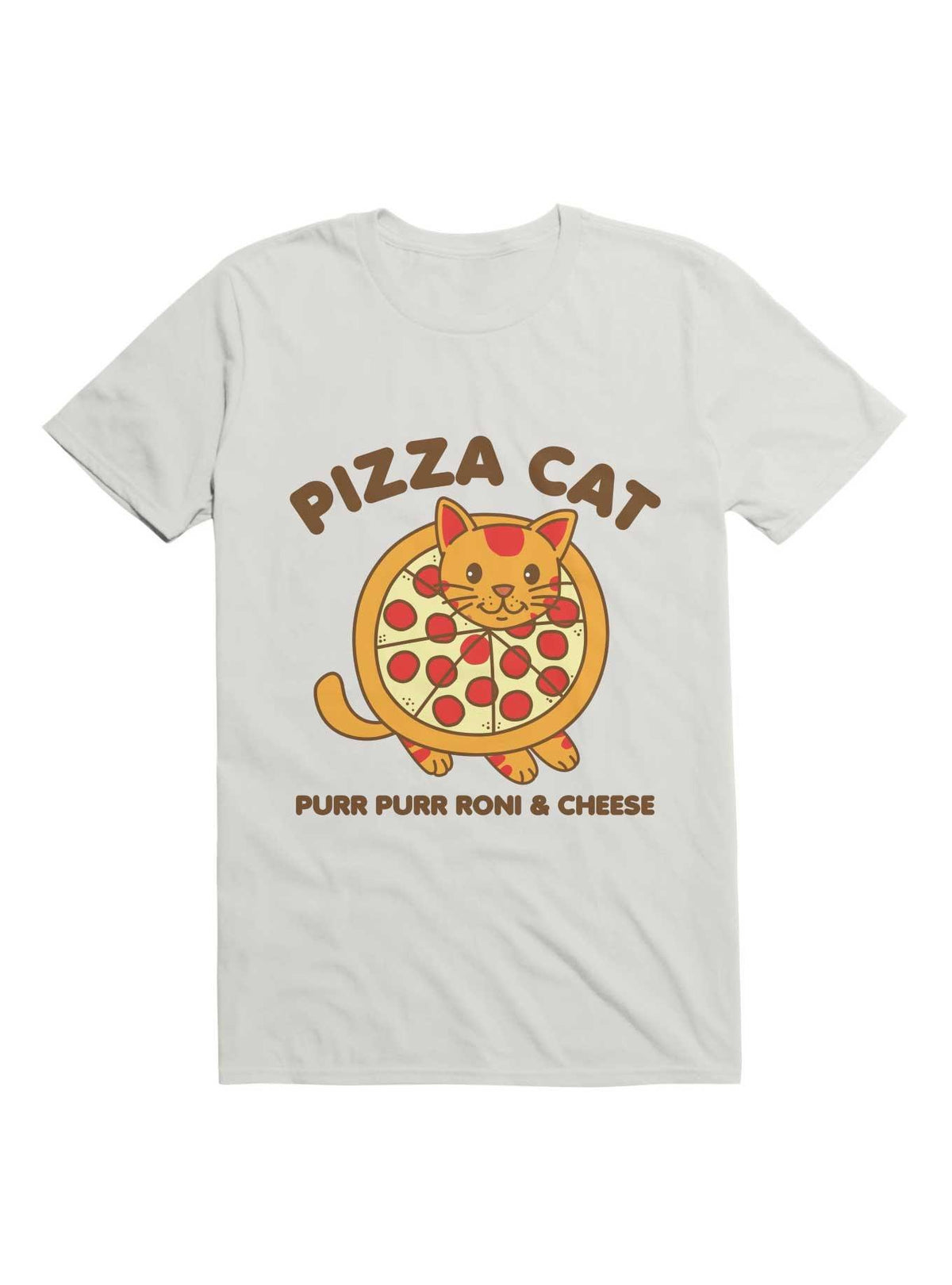 Pizza Cat Funny Mashup Food Animal T Shirt T Shirt Premium Print Funny Quote