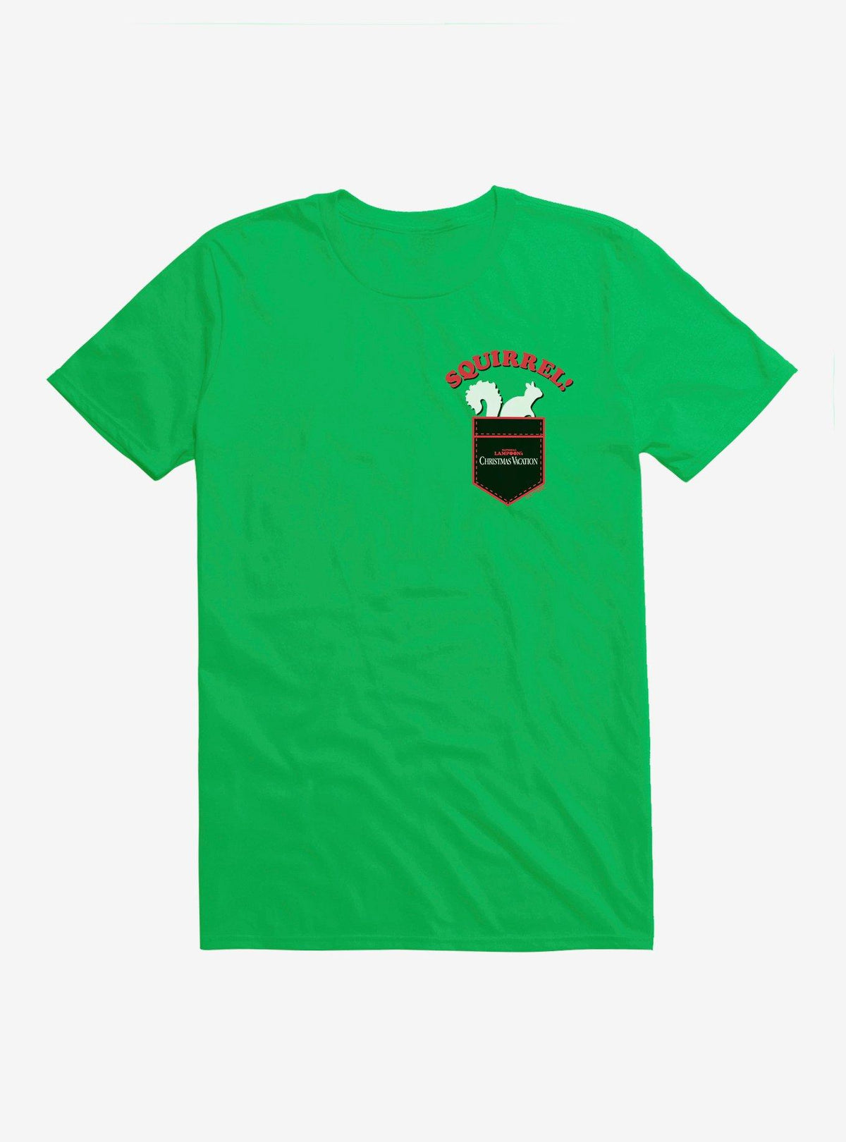 Christmas Vacation Faux Pocket Squirrel T-Shirt