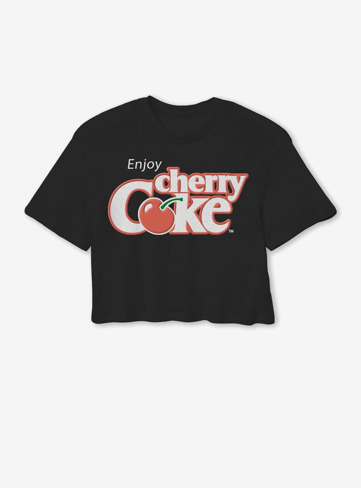 Coca-Cola Cherry Coke Logo Girls Skimmer T-Shirt | Premium Unisex T-Shirt, Trending Graphic Tee