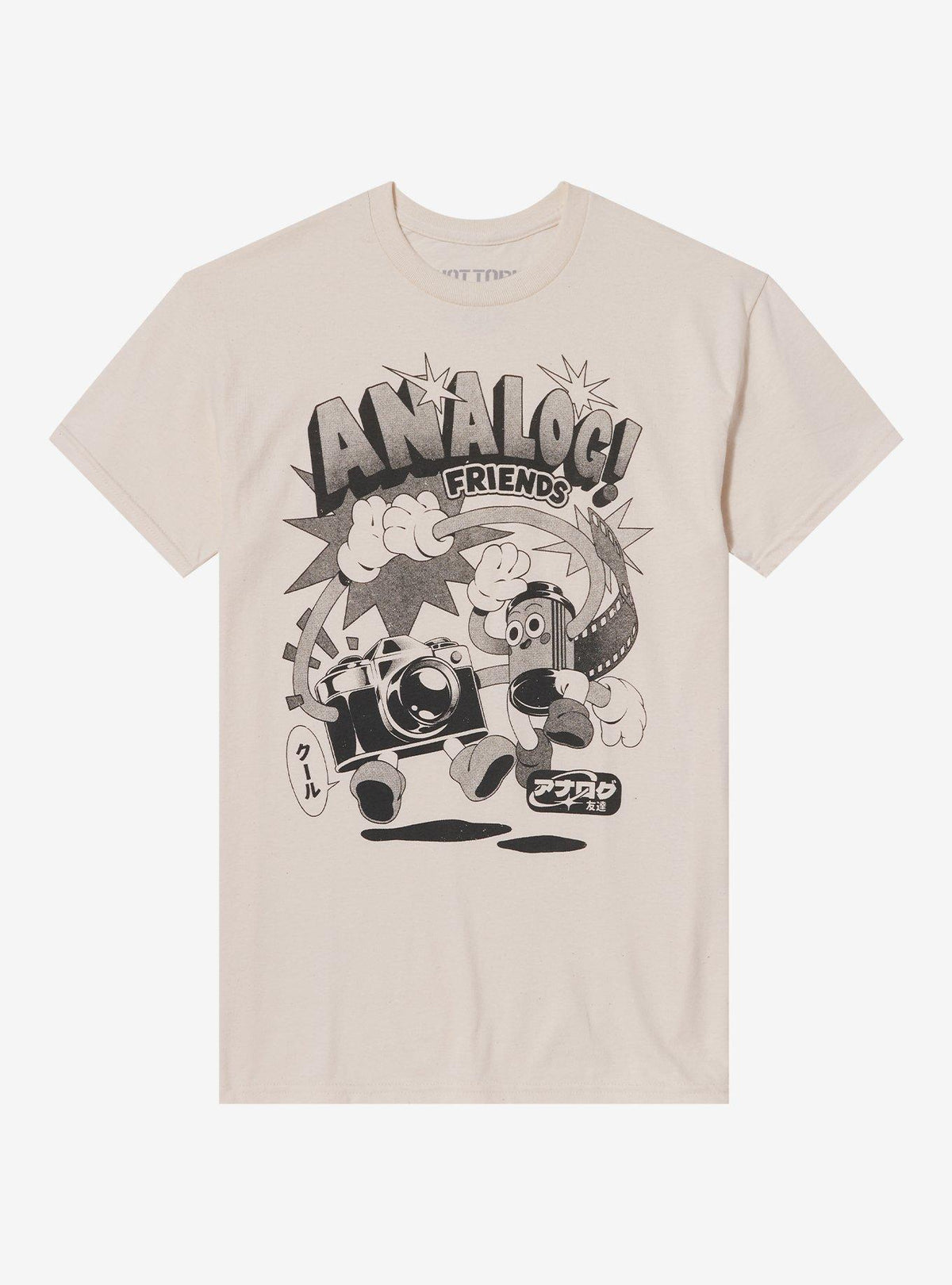 Analog Friends Film Camera T-Shirt By Ilustrata