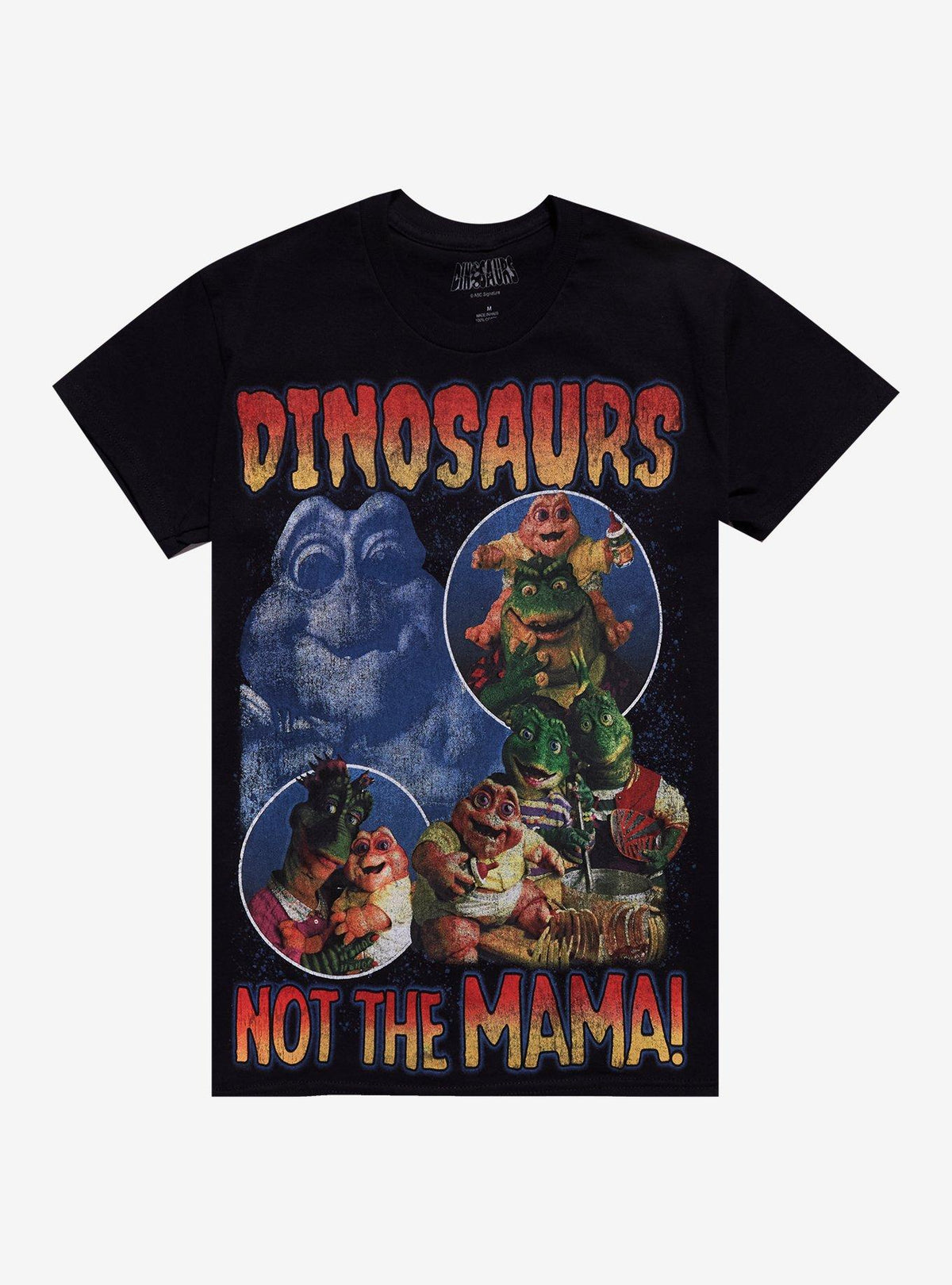 Dinosaurs Not The Mama Collage T-Shirt
