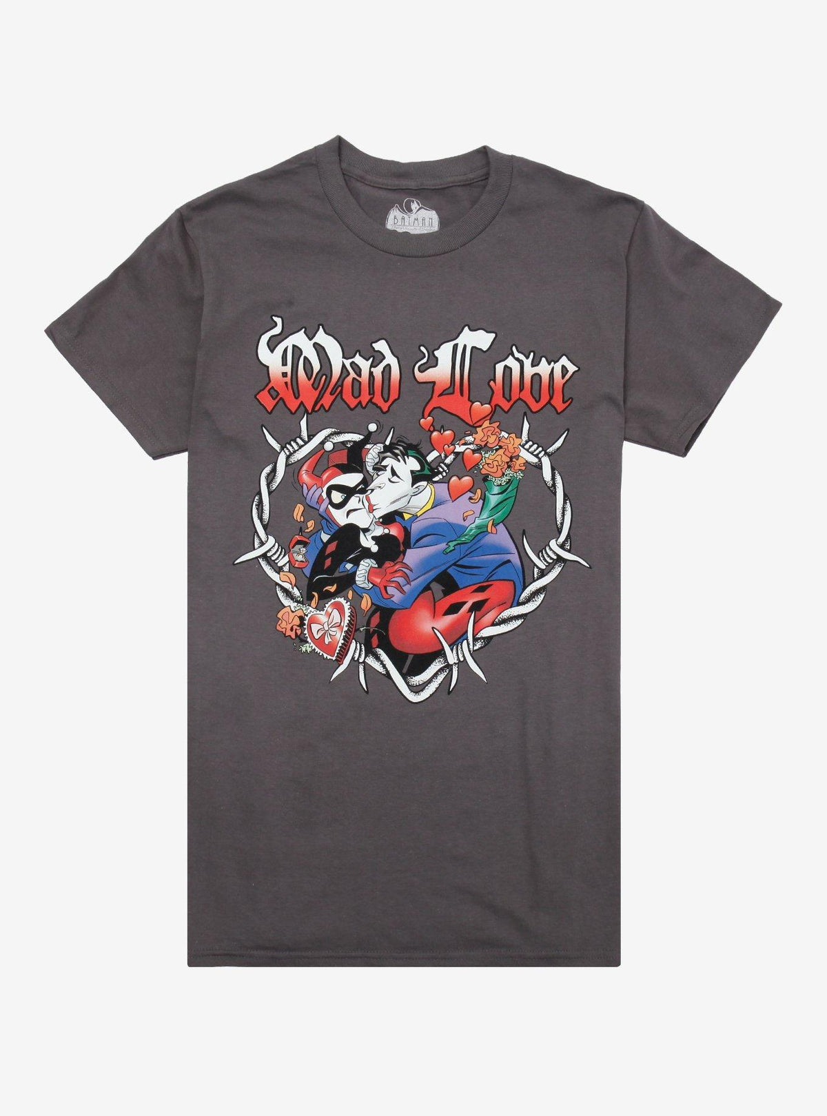 dark vigilante Joker Harley Quinn Mad Love T-Shirt