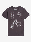 speedy hedgehog Trio Outline Names T-Shirt