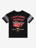 Cars Lightning McQueen Piston Cup Racing Series Relaxed Fit Girls T-Shirt