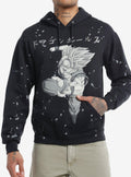 anime fighter Goku & Vegeta Splatter Hoodie