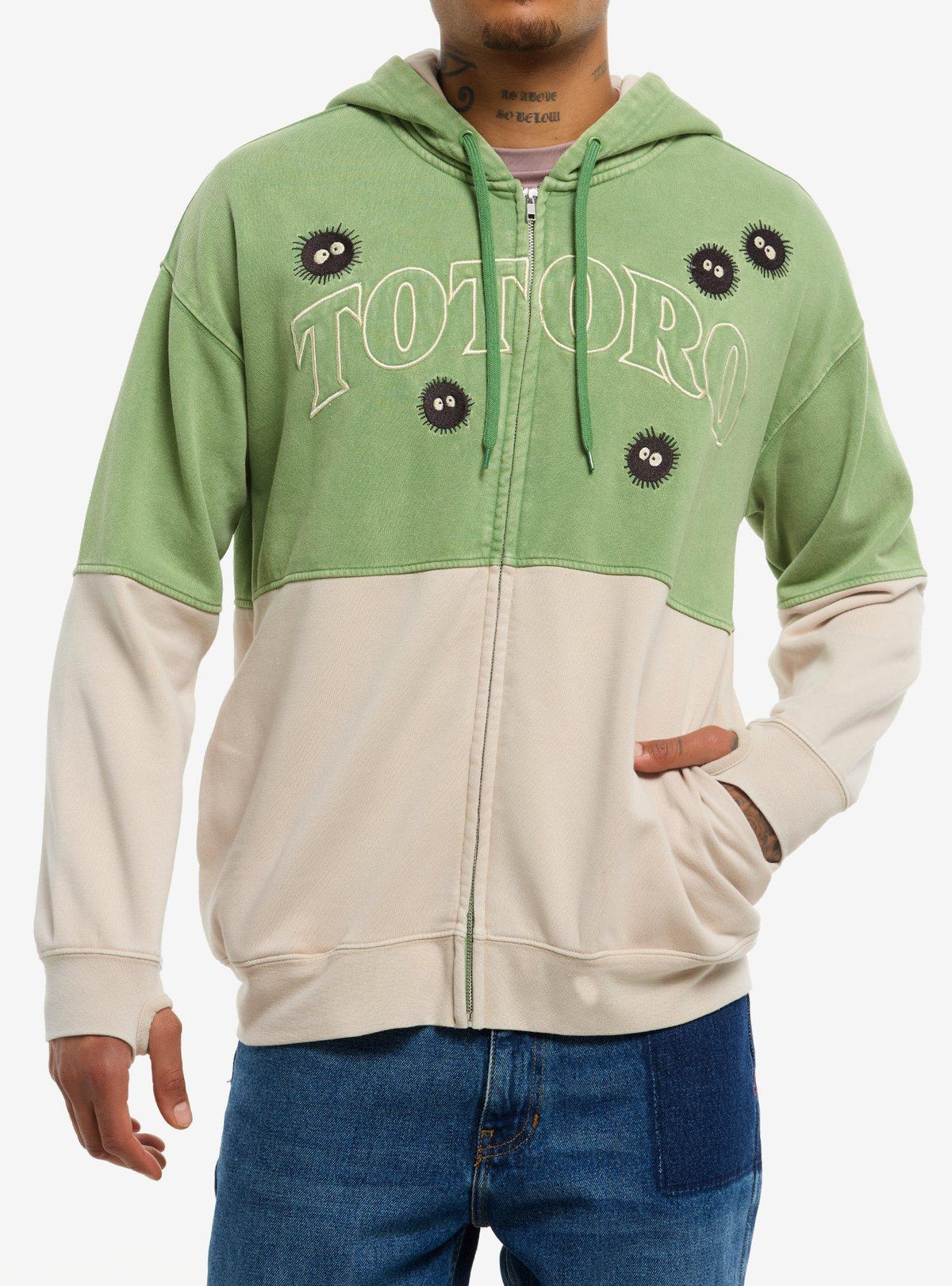 Our Universe Studio Ghibli My Neighbor Totoro Color-Block Hoodie