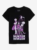 Hunter X Hunter Purple Tonal Speckle Boyfriend Fit Girls T-Shirt