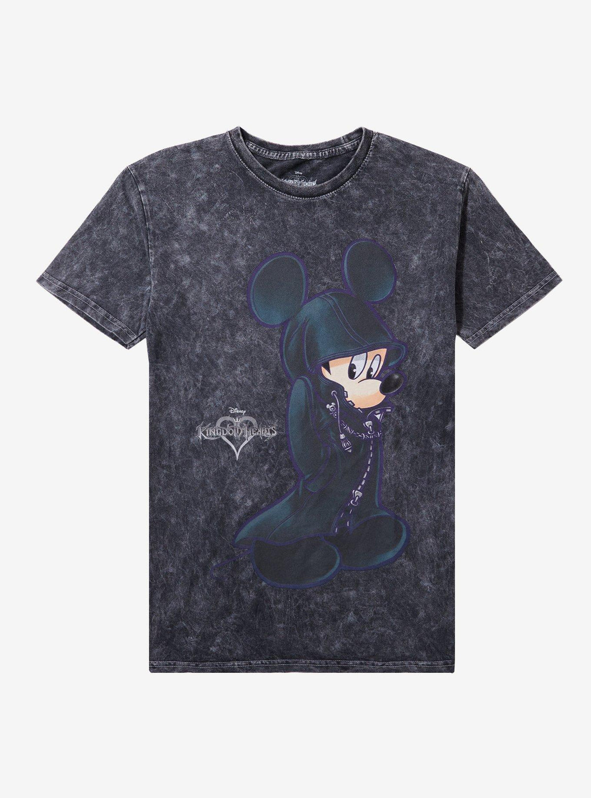 Kingdom Hearts Mickey Mouse Hood Mineral Wash Girls T-Shirt