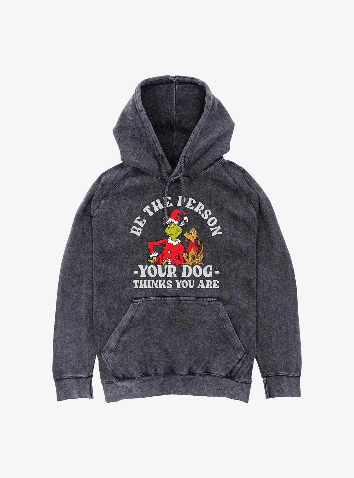 Dr Seuss Dog Person Grinch Mineral Wash Hoodie