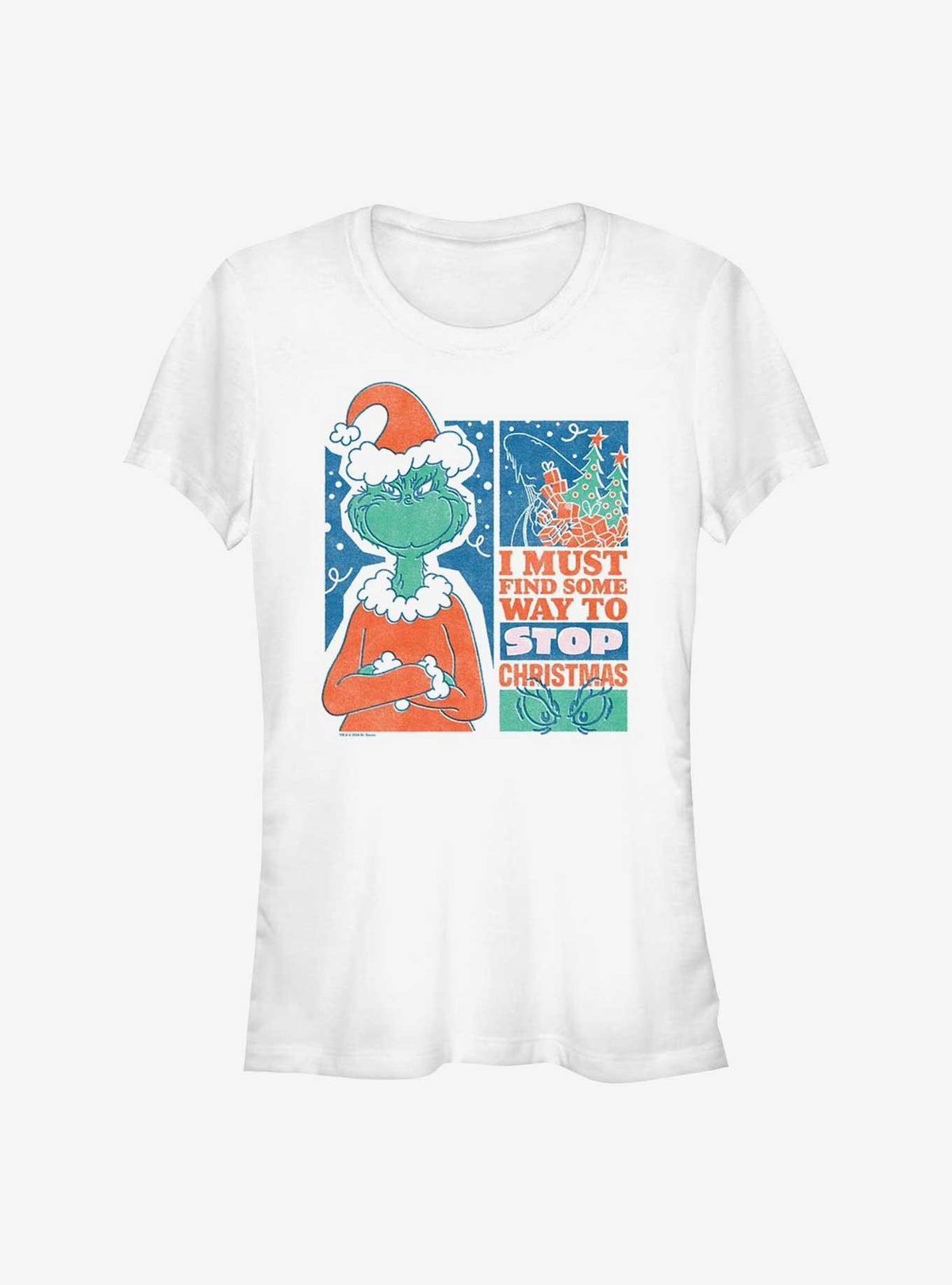 Dr Seuss Must Stop Christmas Girls T-Shirt