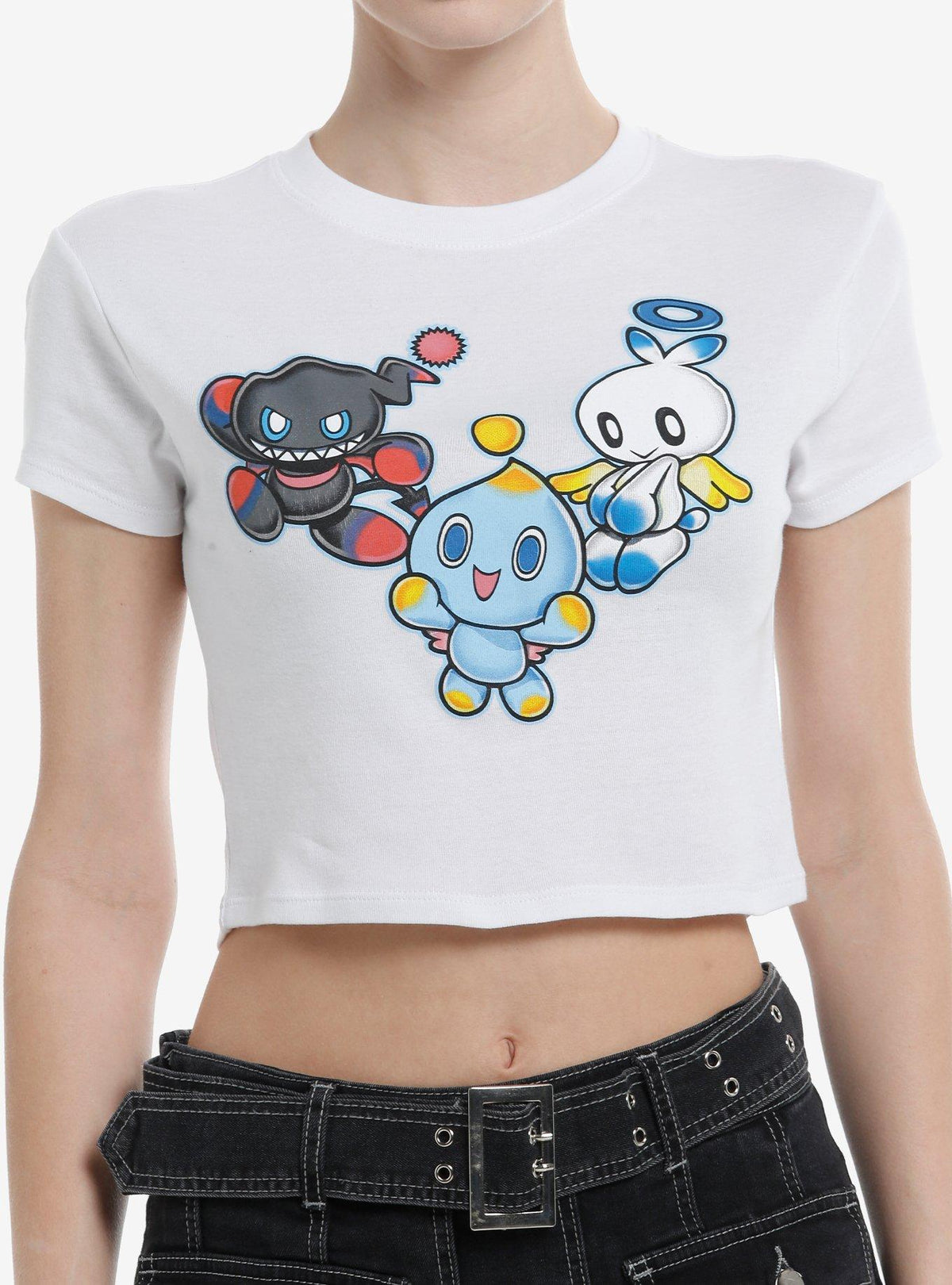 speedy hedgehog Chao Trio Girls Baby T-Shirt