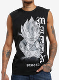 anime fighter Majin Vegeta Mineral Wash Muscle Tank Top