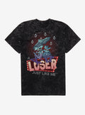 Hazbin Hotel Husk Angel Dust Loser Mineral Wash T-Shirt