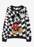 Mickey Mouse Checkered Girls Sweater